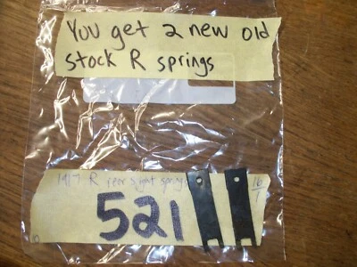 Enfield, 1917 model, two R rear sight springs - Image 1 of 3