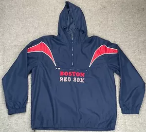 G-III Sports By Carl Banks Vintage MLB Boston Red Sox 1/4 Zip Windbreaker Pullover L - Bild 1 von 14