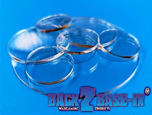 Acrylic Disk Circle 33mm Diameter 1.5mm Thick x 100 pieces Clear - Bild 1 von 1