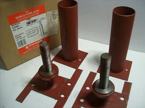 PAIR (2) NEW MOBILE MOBILE HOME OR RV JACK POST 12"-16" H 27,100 lb Capacity - Picture 1 of 7