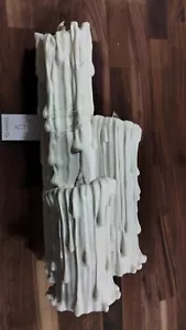 Illumina LED gigante TRE FINTE CANDELE GOCCIOLANTI statuina 15,5 festività San Valentino - Foto 1 di 5