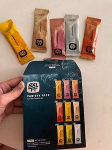 Saltt Keto Chow Electrolyte Powder Mix - 9 Flavors Variety Pack - 15 Sachets - Picture 1 of 1