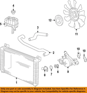 GM OEM 17-19 Sierra 2500 HD Cooling Cooling Fan-Clutch 84013368 - Bild 1 von 1