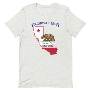 Hermosa Beach California Home Town Pride Native City-State Souvenir Tee T-Shirt - Picture 1 of 15