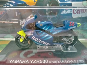 1/24 Altaya Yamaha YZR500 Shinya Nakano 2001 "Gauloises" Plus 3 more bikes - Picture 1 of 18