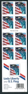 Scott# 3972...(39) Cent...Flag + Statue of Liberty...2 Sided Bklt of 20 - Picture 1 of 1