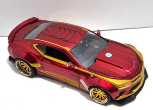 JADA '16 CHEVY CAMARO MARVEL AVENGERS 1:32 DIECAST COLLECTION CARS IRONMAN NICE - Picture 1 of 15