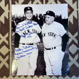 Joe Miller New York Yankees Spring Training 1960 handsigniert 8x10 Casey Stengel - Bild 1 von 6