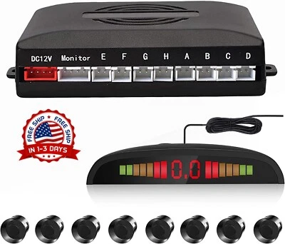 Sensores De Reversa Universal Para Autos Carros Pantalla LED Distancia Y Sonido - Image 1 of 4