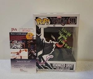 Funko POP! MARVEL VENOM VENOMIZED GROOT #511 Signed OLANIYAN THURMAN JSA - Bild 1 von 13
