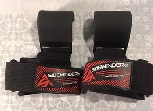 SideWinder Gym Hook Weight Lifting Straps Bar Grip Support Workout Training Wrap - Picture 1 of 8