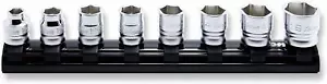 Koken Z-EAL 3/8 9.5mm SQ. Hexagonal Socket Rail Set 8 pairrs RS3400MZ/8 - Picture 1 of 2