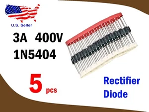Diodo rectificador 1N5404 (5 piezas) 3A 400V - Imagen 1 de 2