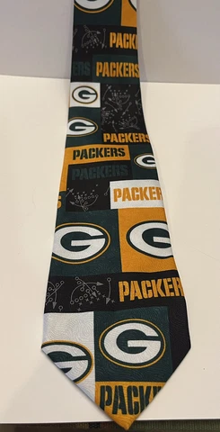 Green Bay Packers Block & Play Neck Tie 2002 Ralph Martin & Co Vintage Cover