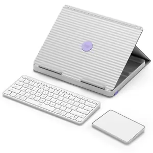 NEW Logitech Casa Pop-Up Desk Keyboard & Touchpad Nordic Calm - Picture 1 of 12