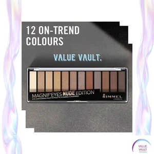 Rimmel Magnif'eyes Nude Edition Eyeshadow Palette, 12 shade **Free Delivery** - Picture 1 of 4