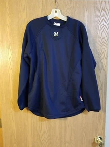 Milwaukee Brewers Base Térmica Majestuosa Auténtica Pullover Sudadera Adulto S Usada en Excelente Condición - Imagen 1 de 3