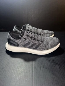 Adidas Men's PureBoost Grey Running Shoes S80787 - Sz 10 EXCELLENT! - Picture 1 of 9