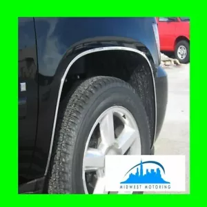 2007-2014 CHEVY CHEVROLET TAHOE CHROME FENDER WHEEL WELL TRIM W/5YR WARRANTY - Picture 1 of 4