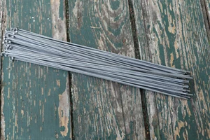 DDR Fahrrad   Speichen  268mm  * 2   57 Stück Union NOS verzinkt - Bild 1 von 3