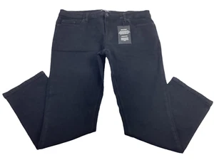 Pantalones de mezclilla elásticos para hombre Kenneth Cole de ajuste regular - negros kaven, 40x32 - Imagen 1 de 4