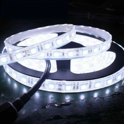 16FT 5050 12V Flexible 300 LED Strip Lights IP68 Waterproof Boat Kayak Car Truck - Image 1 of 4
