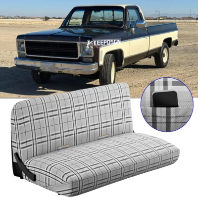 Cubierta de banco delantera de tamaño completo resistente al desgaste para automóvil camión para GMC C1500 C2500 C3500 Foto 1 de 4
