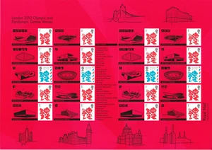 GB 2012 Olympic and Paralympic Games Smiler Sheet SG LS82 Cat £90 (FV £40) - Picture 1 of 1