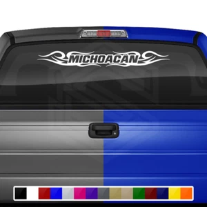 #122 MICHOACAN Mexico MIC Decal Sticker Windshield Window Graphic Estado Troca - Bild 1 von 5