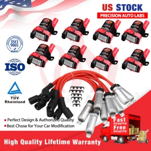 Juego de cables de bujía de bobina de encendido D585 para Cadillac Escalade 2002-2006 5,3/6,0 L - Imagen 1 de 13
