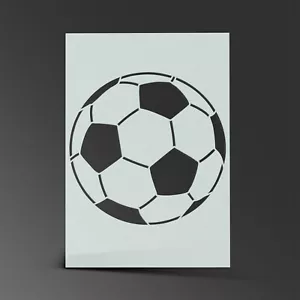 Fußball Schablone Fußball Mylar Malerei Wandkunst Kinder Handwerk 190 Mikrometer - Bild 1 von 2