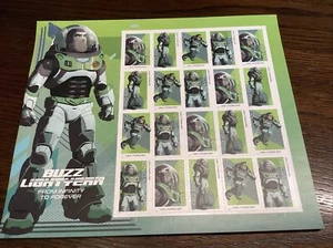 Scott#5709-12-2022-Buzz Lightyear-from infinity to forever-Pane Of 20 Stamps MNH - Picture 1 of 1