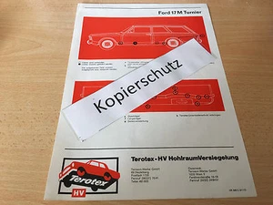 Ford Taunus 17 M Turnier, Terotex Hohlraum Versiegelungsplan - Bild 1 von 1