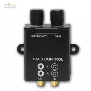 Subwooferweiche, Bass Weiche, Frequenzweiche regelbar, Cinch Aktiv-Weiche Bass - Bild 1 von 4