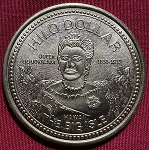 Dólar Hilo años 60 - Sin fecha - Hilo, Hawaii The Big Isle - Aloha Hilo - Latón - Imagen 1 de 2