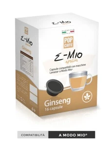 128 Capsule Pop e-mio Gusto Ginseng compatibili Lavazza A MODO MIO - Imagen 1 de 1
