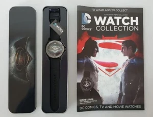DC Collectors Watch & Gift Tin -Eaglemoss- Batman Vs Superman - Free Post - Picture 1 of 10