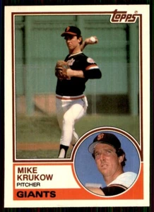 1983 Topps Traded Mike Krukow San Diego Padres #58T - Foto 1 di 2