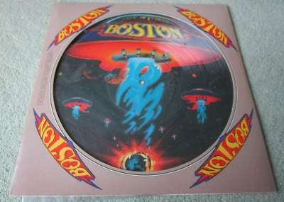 Boston -Boston Epic 34188 Picture Disc + Cut-Away Sleeve UK Vinyl LP Album - Image 1 of 4