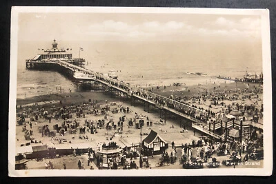 1928 The Hague Netherlands RPPC Postcard Cover To St Johns Antigua Island - Image 1 of 2