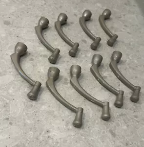 Lot of 9 PELLA Casement Window Crank Handles with Set Screw 1687 Champagne Gray - Picture 1 of 4