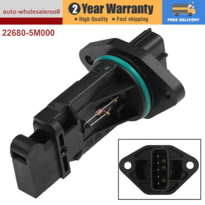 Medidor de flujo de masa de aire sensor MAF 22680-5M000 para Nissan Sentra 2000-2002 1,8 L-L4 Foto 1 de 4