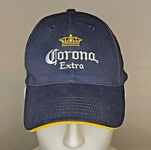 Corona Extra Hat Mens Blue/Yellow  One Size Baseball Cap Bar Pub Party Fun - Imagen 1 de 8