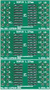 SO18, SOP18, SOIC18, SOM18, SOX18, PG-DSO-18 1.27mm a 2 x IDC2x5 - 3 PZ. [IT] - Picture 1 of 1
