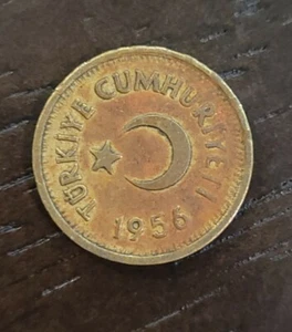 1956 Turkey 10 Kurus Coin BT-178 - Picture 1 of 2