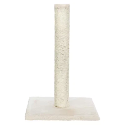 TRIXIE Parla Cat Scratching Post : For Indoor Cats : Plush Covered Base And Sisal Pos