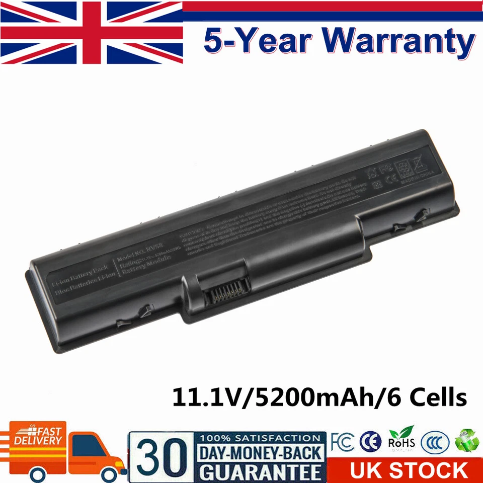 Battery AS09A31 AS09A41 AS09A56 For Acer Aspire 4732Z 5332 5516 5517 5532 11.1V - Image 1 of 4