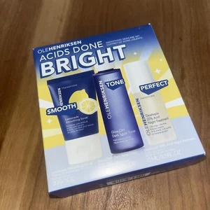 Ole Henriksen Acids Done Bright Skincare Set New in Box - Picture 1 of 4