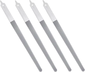 4 Pcs Diamond Deb Nail File Metal Nail File with Sharp Pointed Tip, Stainless St - Picture 1 of 12