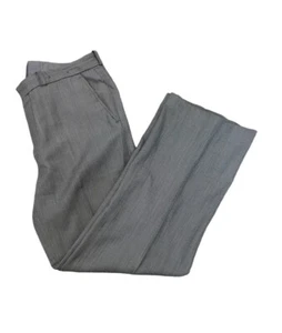 MENS VINTAGE 100% Wool Grey Straight Leg Dress Pant Trouser 40 - Picture 1 of 10